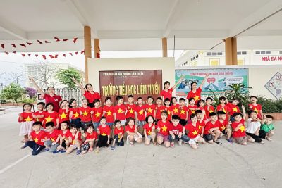Hoạt động tham quan trường Tiểu học của các bé 5 tuổi Trường Mầm non Liêm Tuyền