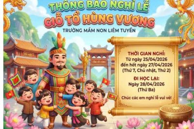 Thông báo lịch nghỉ lễ giỗ tổ Hùng Vương