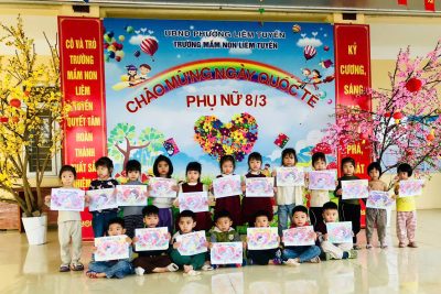 Hoạt động chào mừng ngày Quốc tế phụ nữ 8/3/2026 của các bé Trường Mầm non Liêm Tuyền